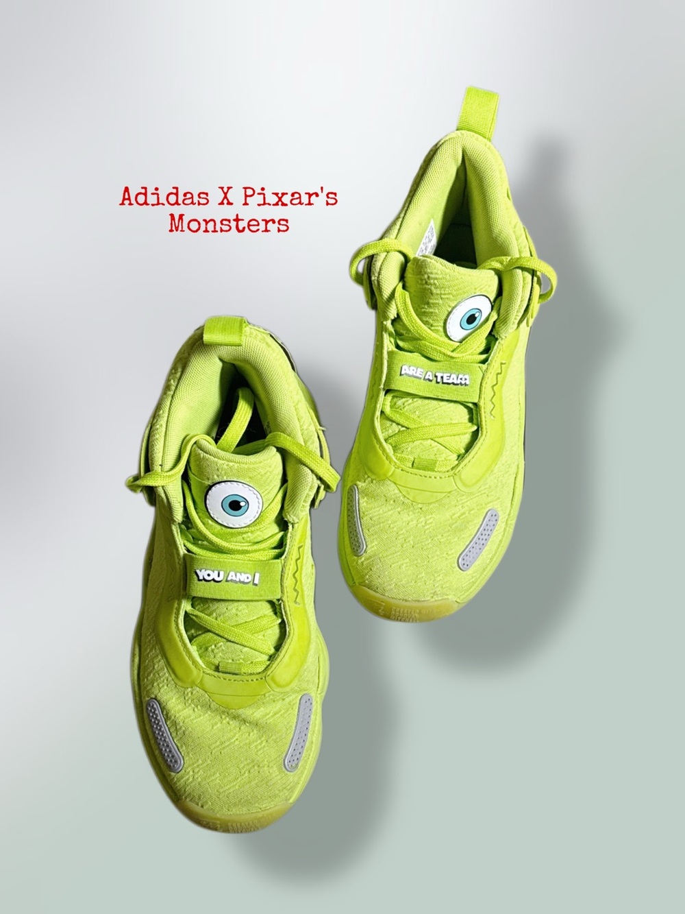 ADIDAS X PIXAR’S MONSTERS INC
Lime Green Monsters Sneaker